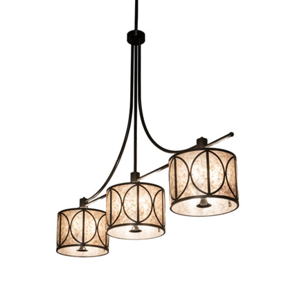 Meyda Tiffany 9 Light 90" Wide Linear Pendant