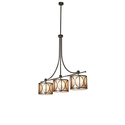 Meyda Tiffany 9 Light 90" Wide Linear Pendant