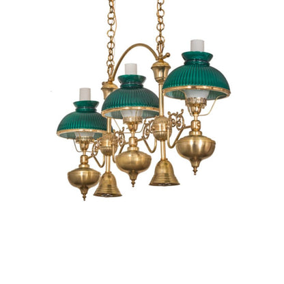 Meyda Tiffany 3 Light 48" Wide Linear Pendant