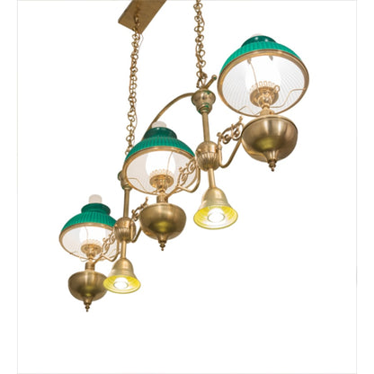Meyda Tiffany 3 Light 48" Wide Linear Pendant
