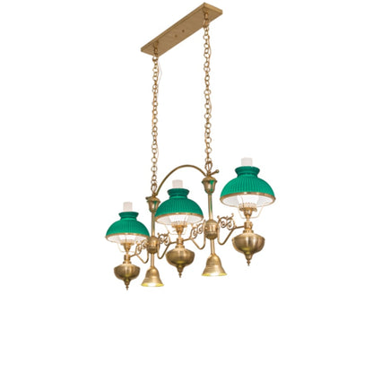 Meyda Tiffany 3 Light 48" Wide Linear Pendant