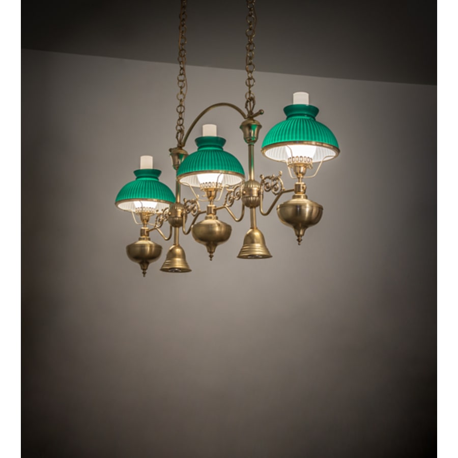 Meyda Tiffany 3 Light 48" Wide Linear Pendant