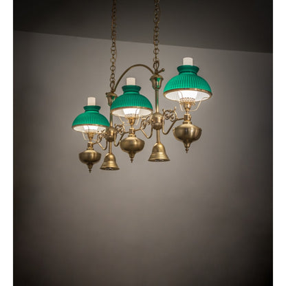 Meyda Tiffany 3 Light 48" Wide Linear Pendant