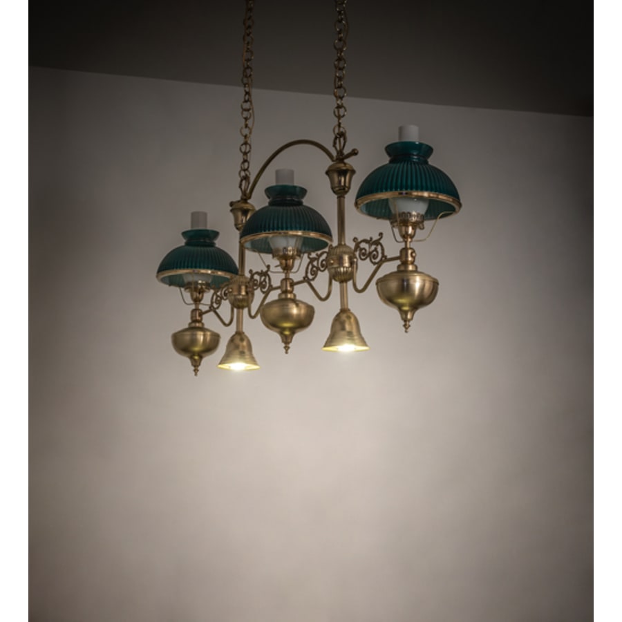 Meyda Tiffany 3 Light 48" Wide Linear Pendant