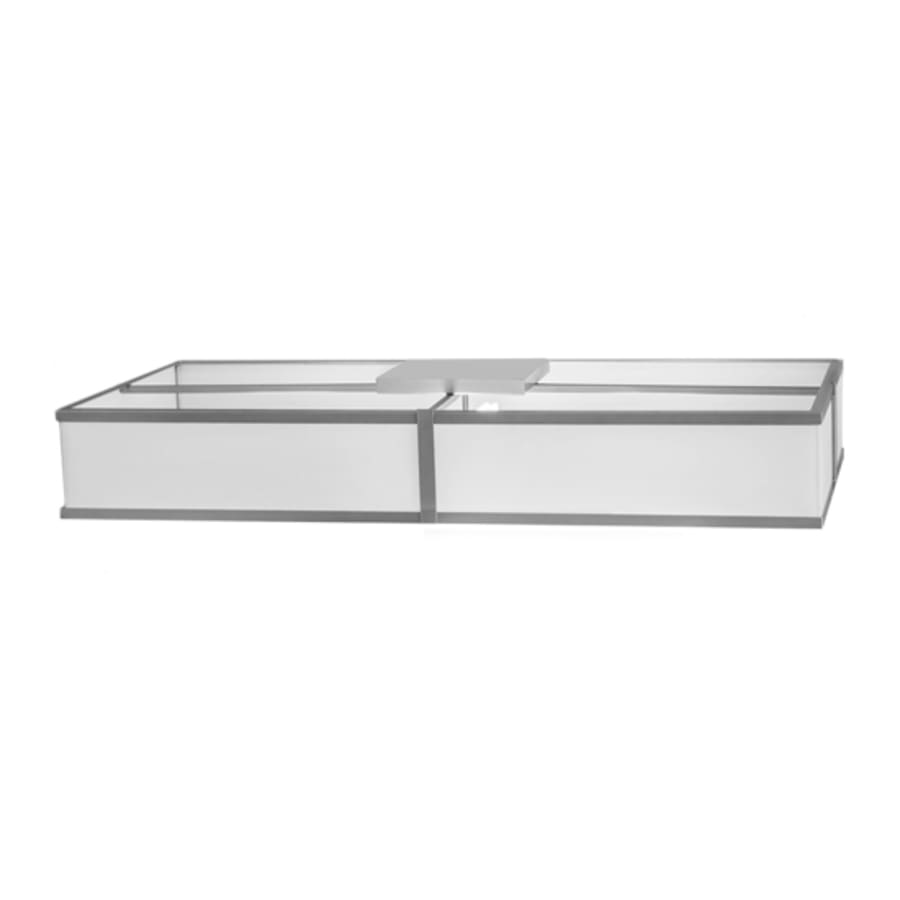 Meyda Tiffany Quadrato 4 Light 48" Wide Semi-Flush Ceiling Fixture