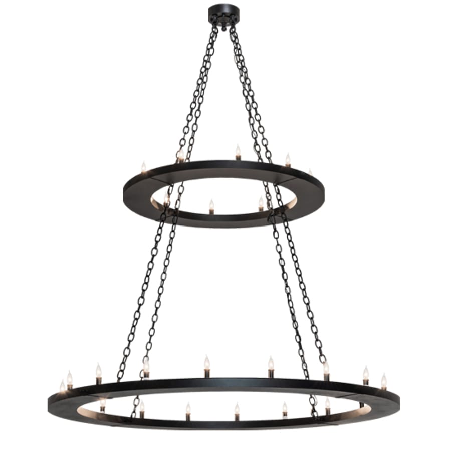 Meyda Tiffany Loxley 28 Light 60" Wide Taper Candle Ring Chandelier