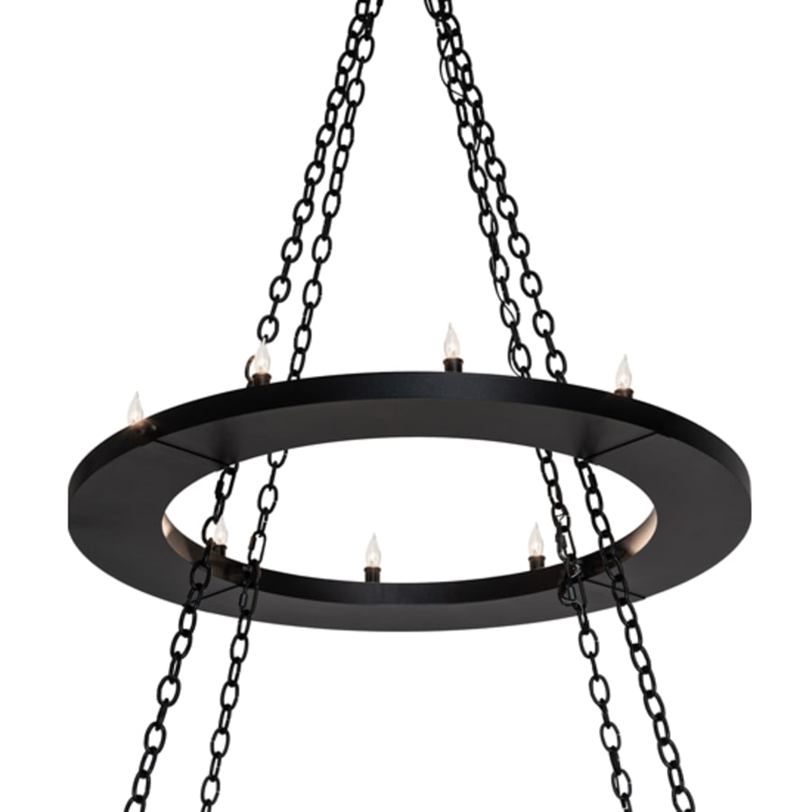 Meyda Tiffany Loxley 28 Light 60" Wide Taper Candle Ring Chandelier