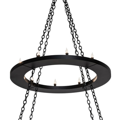 Meyda Tiffany Loxley 28 Light 60" Wide Taper Candle Ring Chandelier