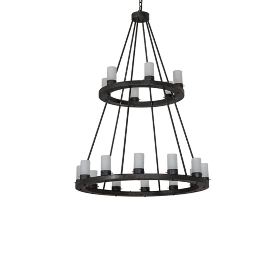Meyda Tiffany Loxley 18 Light 42" Wide Ring Chandelier