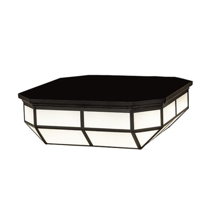 Meyda Tiffany Gibbon 25-1/2" Square LED Flush Mount Ceiling Fixture