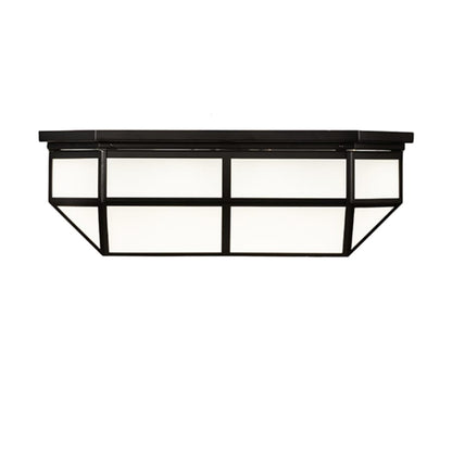 Meyda Tiffany Gibbon 25-1/2" Square LED Flush Mount Ceiling Fixture