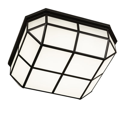 Meyda Tiffany Gibbon 25-1/2" Square LED Flush Mount Ceiling Fixture
