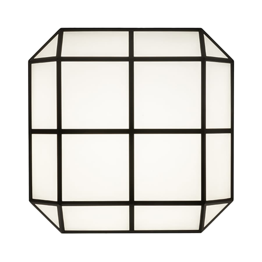 Meyda Tiffany Gibbon 25-1/2" Square LED Flush Mount Ceiling Fixture