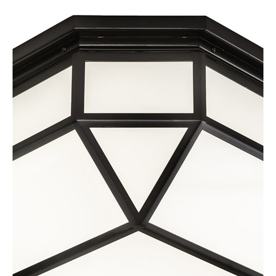 Meyda Tiffany Gibbon 25-1/2" Square LED Flush Mount Ceiling Fixture