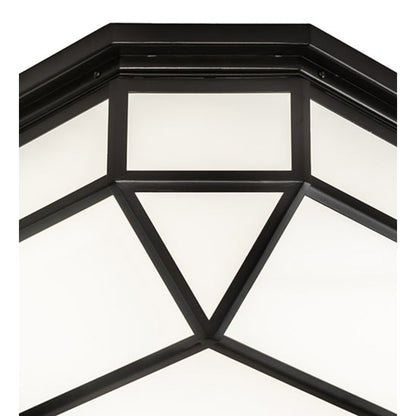 Meyda Tiffany Gibbon 25-1/2" Square LED Flush Mount Ceiling Fixture