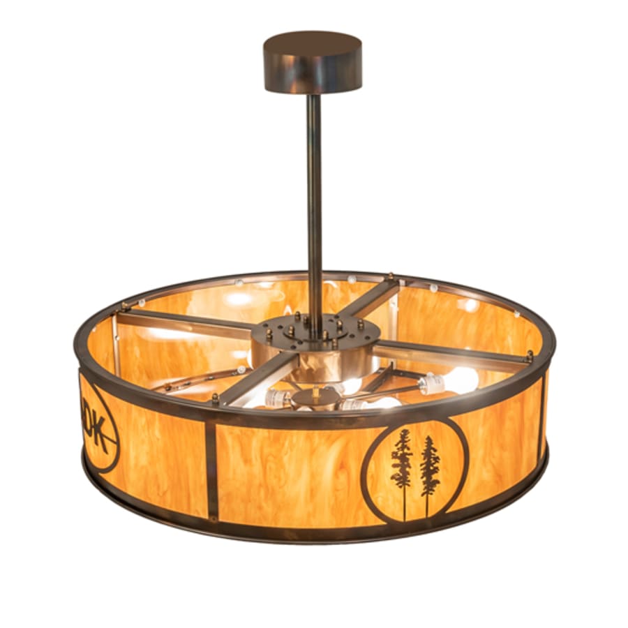 Meyda Tiffany 8 Light 37" Wide Pendant