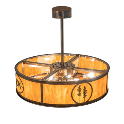 Meyda Tiffany 8 Light 37" Wide Pendant