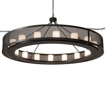 Meyda Tiffany Loxley 16 Light 78" Wide Ring Chandelier
