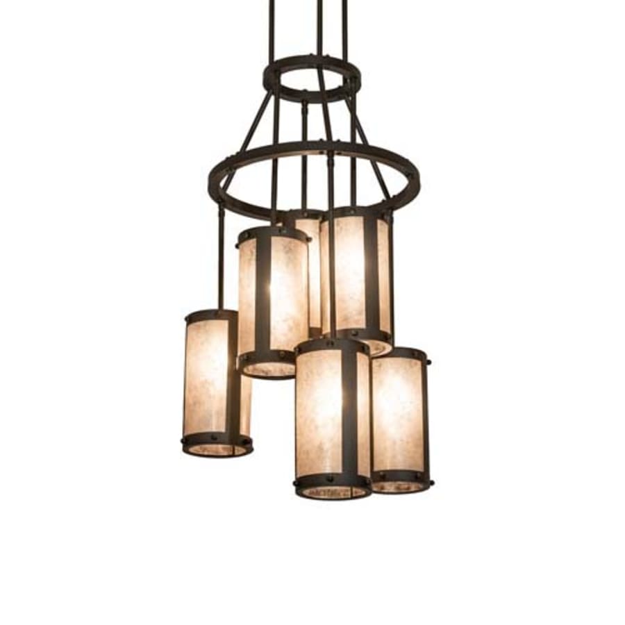 Meyda Tiffany Cartier 6 Light 24" Wide Ring Chandelier