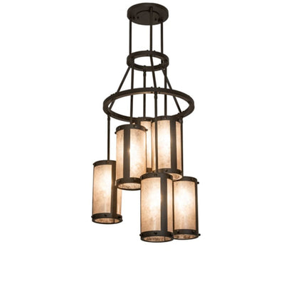 Meyda Tiffany Cartier 6 Light 24" Wide Ring Chandelier