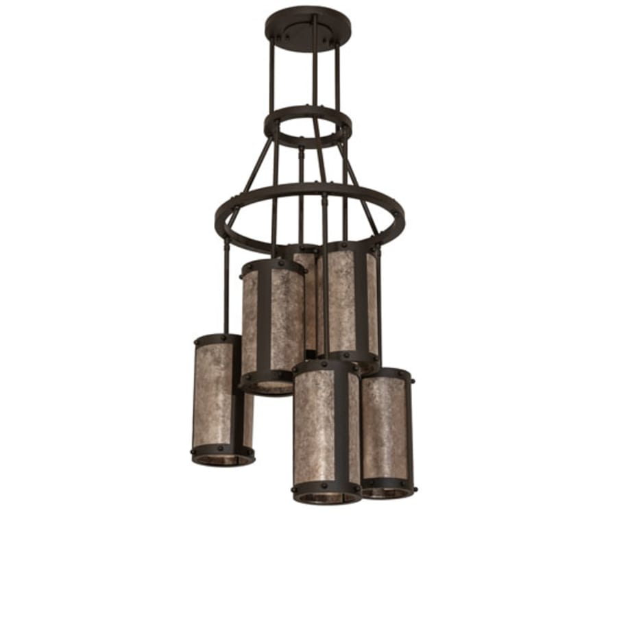 Meyda Tiffany Cartier 6 Light 24" Wide Ring Chandelier
