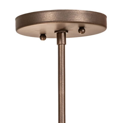 Meyda Tiffany Saddle Strap 3 Light 22" Wide Semi-Flush Bowl Ceiling Fixture