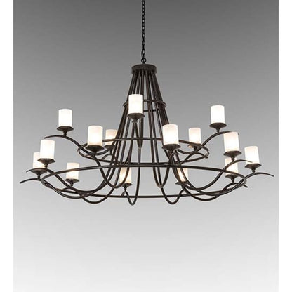 Meyda Tiffany Octavia 15 Light 78" Wide Ring Chandelier