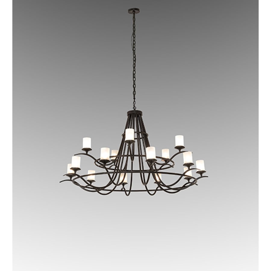 Meyda Tiffany Octavia 15 Light 78" Wide Ring Chandelier