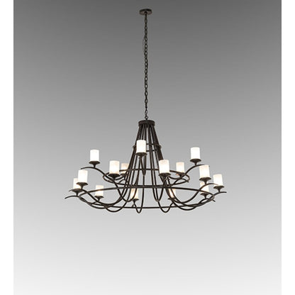 Meyda Tiffany Octavia 15 Light 78" Wide Ring Chandelier