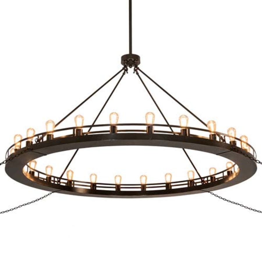 Meyda Tiffany Barbury 24 Light 72" Wide Ring Chandelier