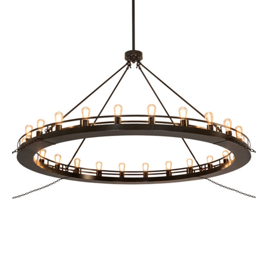 Meyda Tiffany Barbury 24 Light 72" Wide Ring Chandelier
