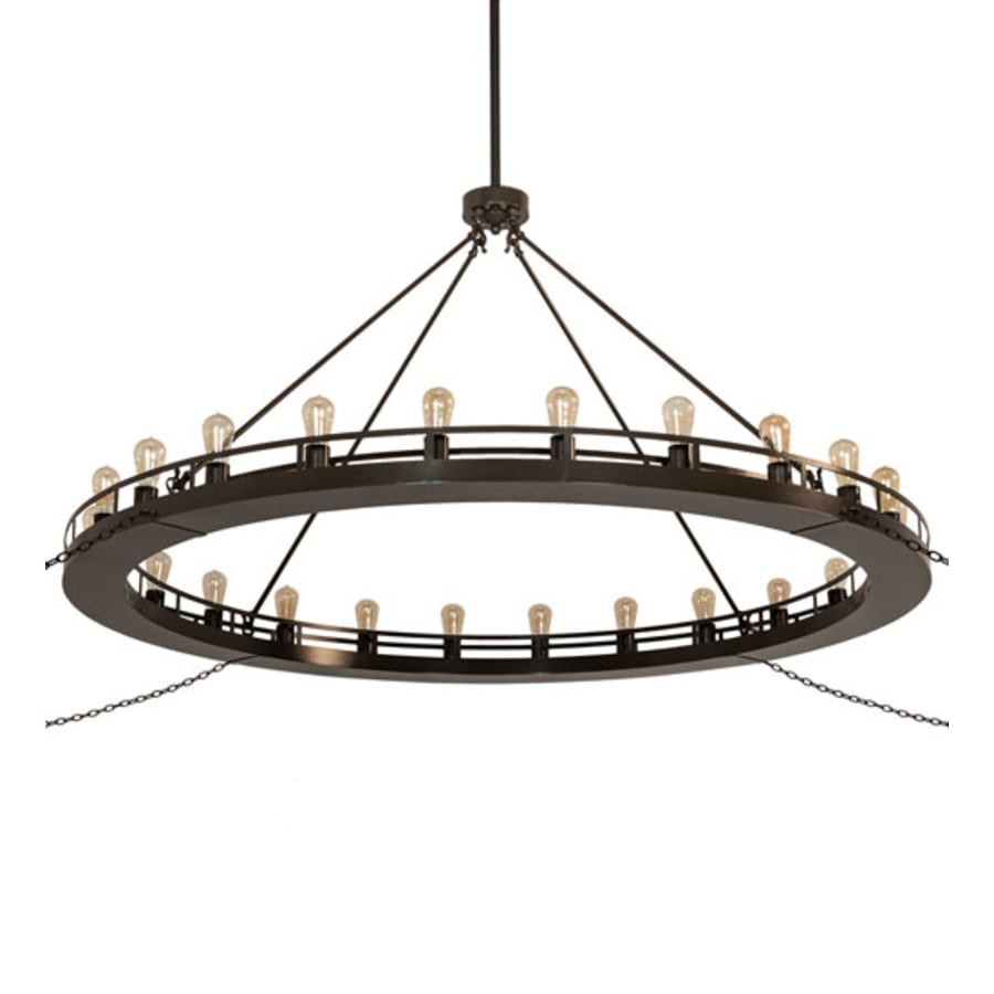 Meyda Tiffany Barbury 24 Light 72" Wide Ring Chandelier