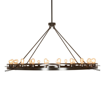 Meyda Tiffany Barbury 24 Light 72" Wide Ring Chandelier