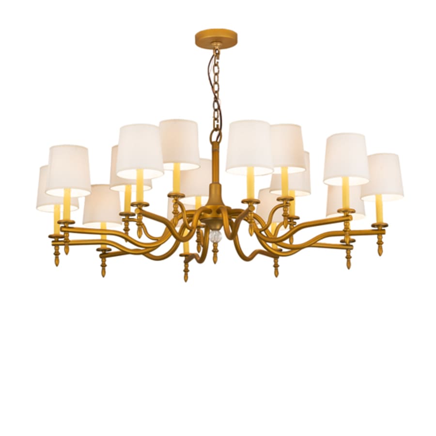 Meyda Tiffany Toby 15 Light 52" Wide Chandelier