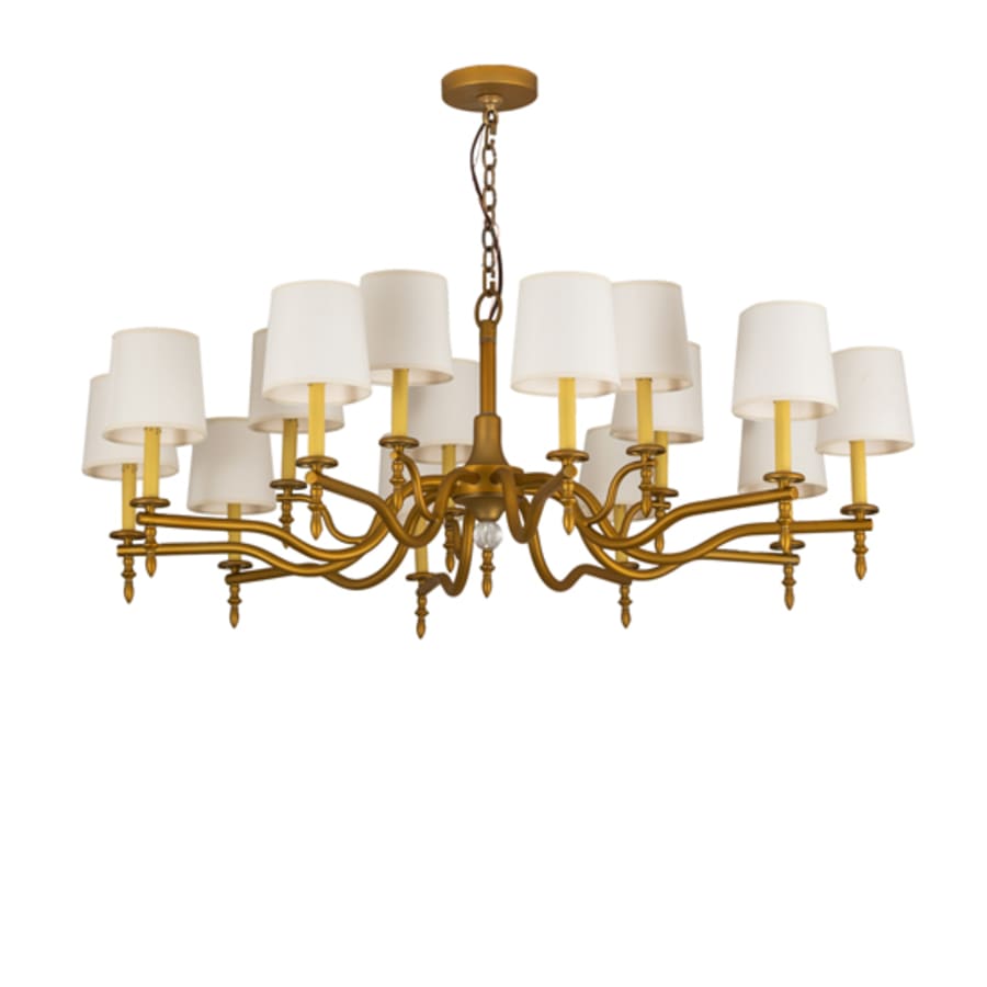 Meyda Tiffany Toby 15 Light 52" Wide Chandelier