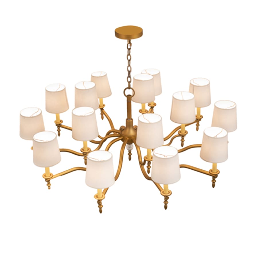 Meyda Tiffany Toby 15 Light 52" Wide Chandelier