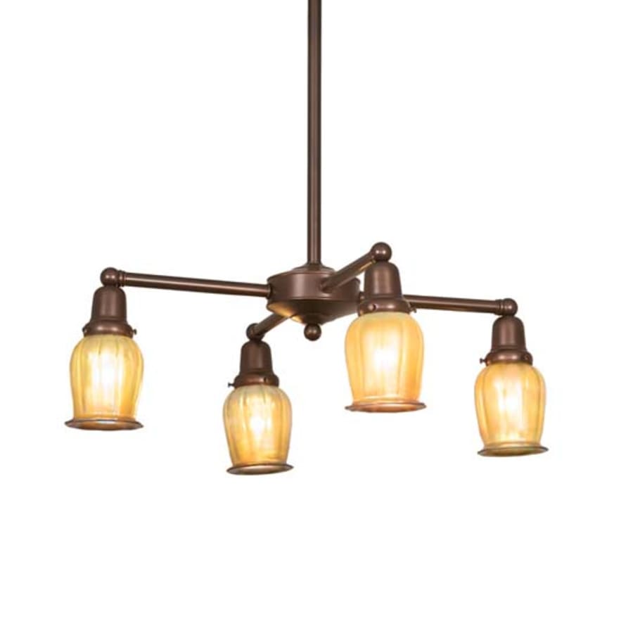 Meyda Tiffany Revival Oyster Bay 4 Light 26" Wide Chandelier