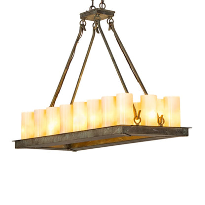 Meyda Tiffany Long Loxley 18 Light 39" Wide Linear Chandelier