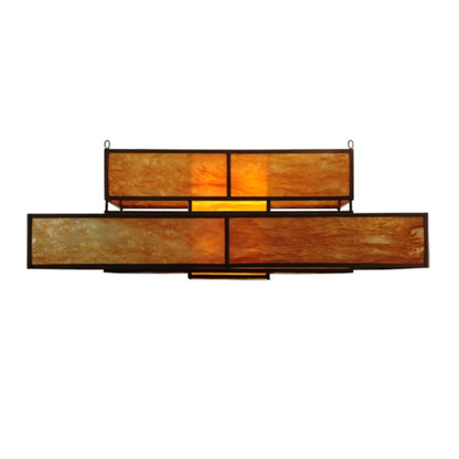 Meyda Tiffany Fellowship 8 Light 72" Wide Flush Mount Ceiling Fixture