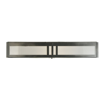 Meyda Tiffany Whitewing 4 Light 36" Wide Flush Mount Square Ceiling Fixture - Blackened Pewter Finish - Medium Bulb Base