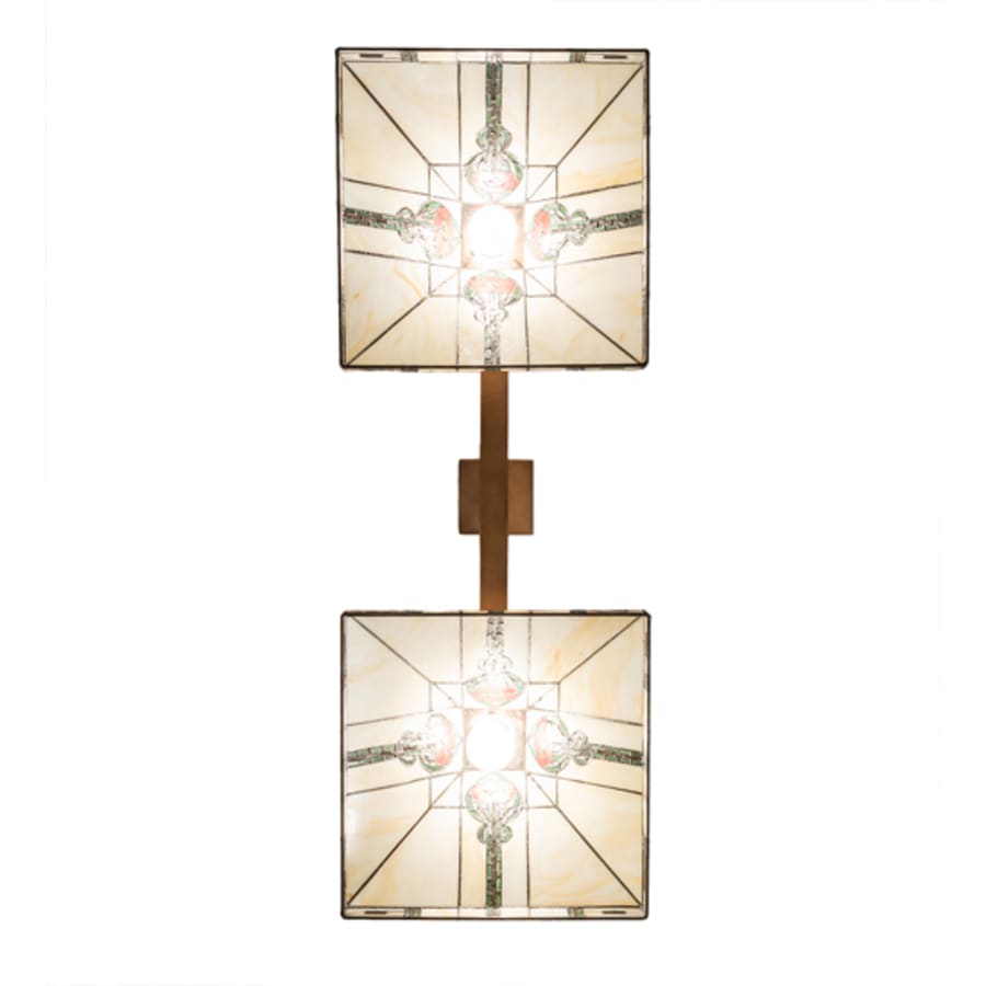 Meyda Tiffany 2 Light 39" Wide Linear Pendant