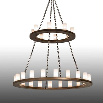 Meyda Tiffany Loxley 28 Light 60" Wide Ring Chandelier