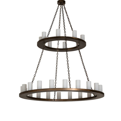Meyda Tiffany Loxley 28 Light 60" Wide Ring Chandelier
