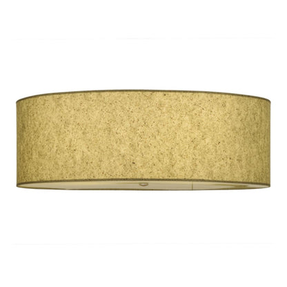 Meyda Tiffany Cilindro 3 Light 36" Wide Semi-Flush Drum Ceiling Fixture - Natural Aluminum Finish