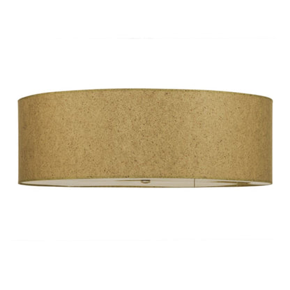 Meyda Tiffany Cilindro 3 Light 36" Wide Semi-Flush Drum Ceiling Fixture - Natural Aluminum Finish