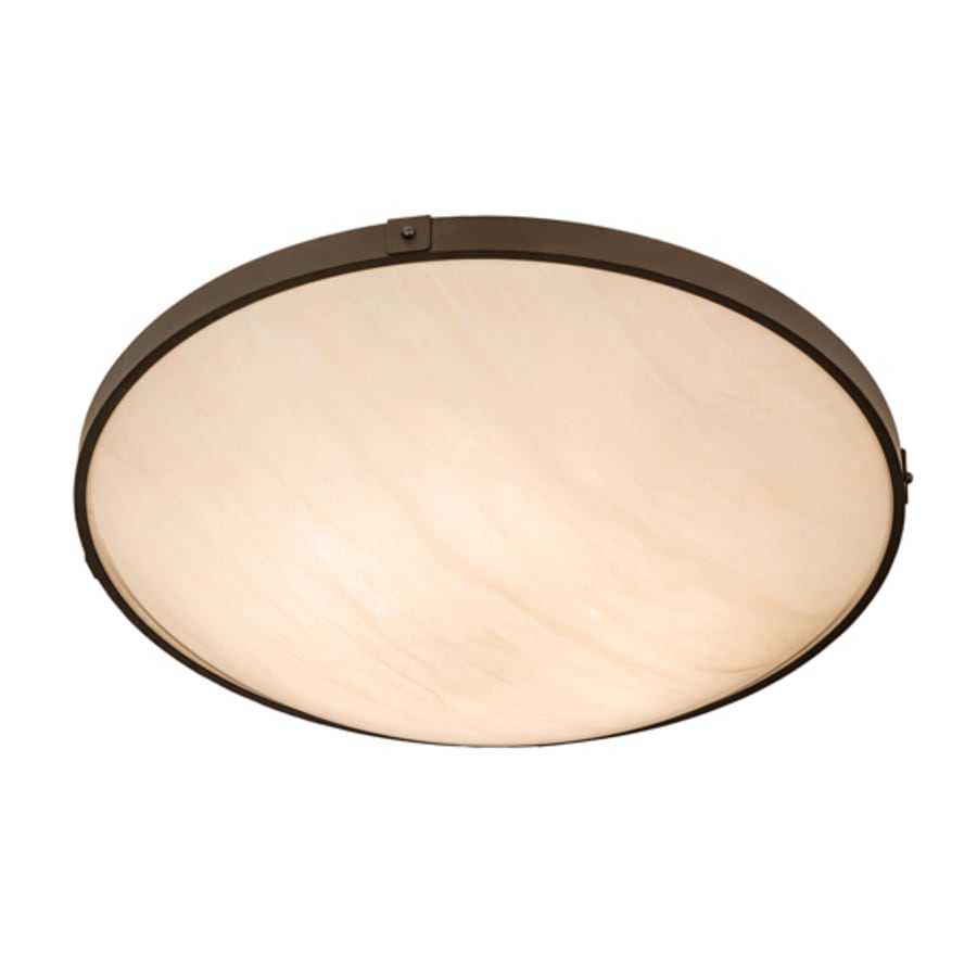 Meyda Tiffany Urban 8 Light 43" Wide Semi-Flush Bowl Ceiling Fixture - Oil Rubbed Bronze Finish