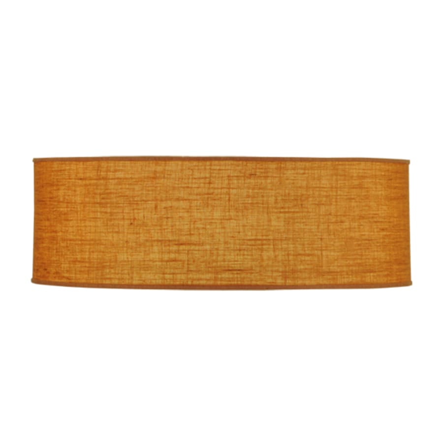 Meyda Tiffany Cilindro 3 Light 36" Wide Semi-Flush Drum Ceiling Fixture with Copper Burlap Shade - Nickel Finish