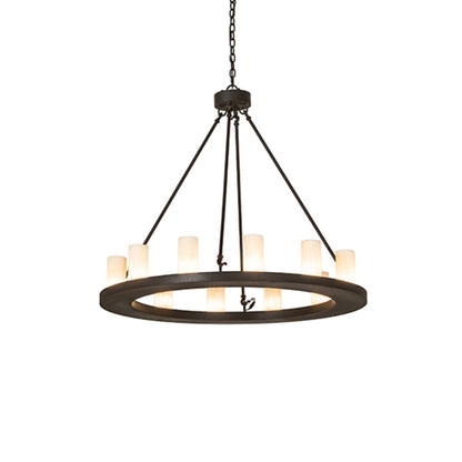 Meyda Tiffany Loxley 12 Light 42" Wide Ring Chandelier
