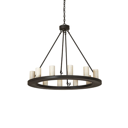 Meyda Tiffany Loxley 12 Light 42" Wide Ring Chandelier
