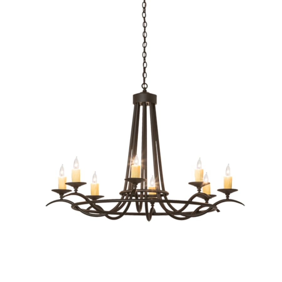 Meyda Tiffany Octavia 8 Light 48" Wide Taper Candle Style Chandelier